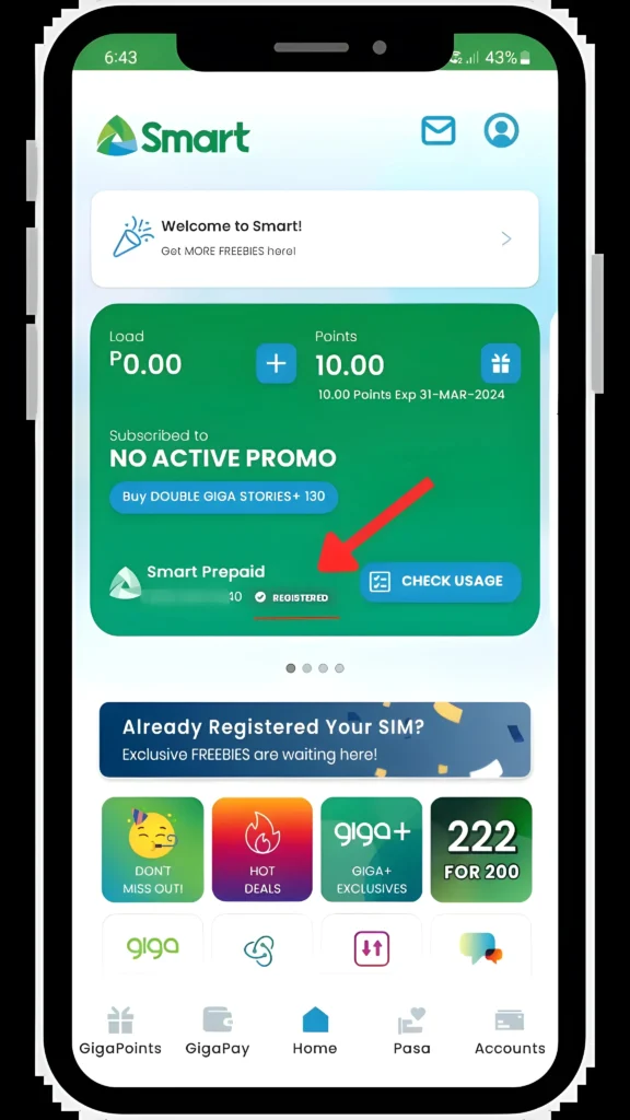 How to Check SIM Registration Status