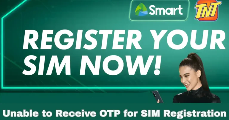 Unable to Receive OTP for SIM Registration