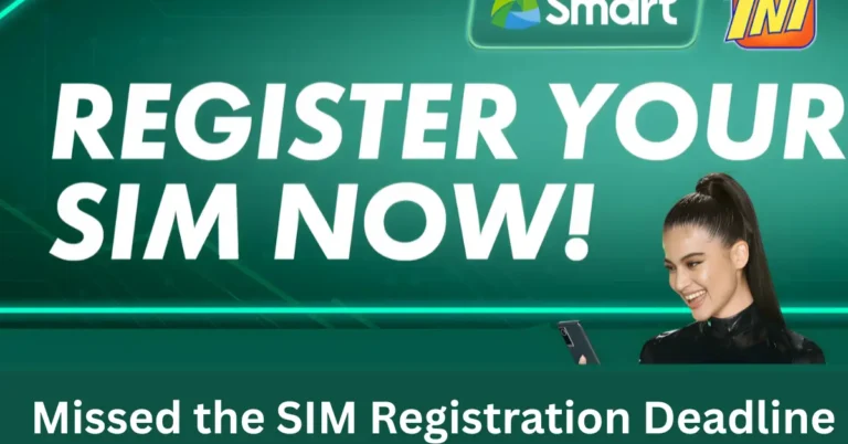Missed the SIM Registration Deadline